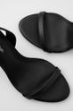 negru Calvin Klein sandale de piele Essentia