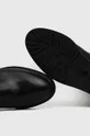 μαύρο Δερμάτινες μπότες Tommy Hilfiger
