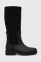čierna Vysoké čižmy Tommy Hilfiger Rain Boot Long Shaft Dámsky