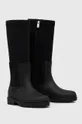Μπότες Tommy Hilfiger Rain Boot Long Shaft μαύρο