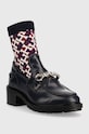 Шкіряні черевики Tommy Hilfiger FW0FW06823.DW5 темно-синій AW22