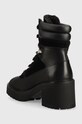 Взуття Шкіряні черевики Tommy Hilfiger Heel Laced Outdoor Boot FW0FW06804.0GK чорний