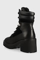Obuća Kožne gležnjače Tommy Hilfiger Heel Laced Outdoor Boot FW0FW06804.0GK crna