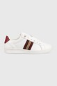 Kožené sneakers boty Tommy Hilfiger Planet friendly bílá FW0FW06803.YBR