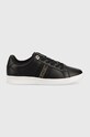 Kožne tenisice Tommy Hilfiger Planet friendly crna FW0FW06803.BDS
