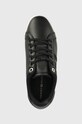 Kožne tenisice Tommy Hilfiger crna FW0FW06803.BDS