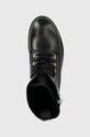 Шкіряні черевики Tommy Hilfiger Th Essentials Biker Boot чорний FW0FW06800.BDS