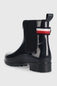 Gumene čizme Tommy Hilfiger Ankle Rainboot With Metal Detail  Vanjski dio: Sintetički materijal Unutrašnji dio: Tekstilni materijal Potplat: Sintetički materijal