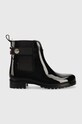 Tommy Hilfiger kalosze Ankle Rainboot With Metal Detail czarny FW0FW06777.BDS