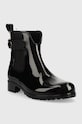 Tommy Hilfiger kalosze Ankle Rainboot With Metal Detail FW0FW06777.BDS czarny AW22
