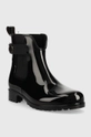 Gumáky Tommy Hilfiger Ankle Rainboot With Metal Detail čierna