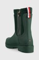 Обувки Гумени ботуши Tommy Hilfiger Rain Boot Ankle FW0FW06775.MBP зелен