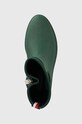 Гумени ботуши Tommy Hilfiger Rain Boot Ankle зелен FW0FW06775.MBP