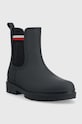 Tommy Hilfiger kalosze Rain Boot Ankle Elastic FW0FW06774.DW5 granatowy AW22