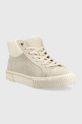 Tommy Hilfiger sneakersy zamszowe Warmlined High Sneaker beżowy