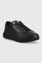 Tommy Hilfiger sneakers din piele Signature Court Sneaker negru