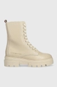 μπεζ Δερμάτινα workers Tommy Hilfiger Monochromatic Lace Up Boot Γυναικεία