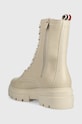 Încălțăminte Tommy Hilfiger bocanci de piele Monochromatic Lace Up Boot FW0FW06732.ACI bej