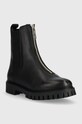 Tommy Hilfiger bőr bokacsizma Zip Boot FW0FW06727.BDS fekete AW22