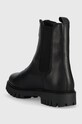 Обувки Кожени боти челси Tommy Hilfiger Zip Boot FW0FW06727.BDS черен