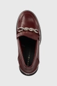 bordo Kožne salonke Tommy Hilfiger Tommy Twist High Heel Loafer