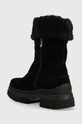 Обувки Велурени боти Tommy Hilfiger Warm Lining Suede Low Boot FW0FW06650.BDS черен