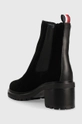 Semišové topánky chelsea Tommy Hilfiger Outdoor Chelsea Mid Heel Boot  Zvršok: Textil, Semišová koža Vnútro: Textil, Prírodná koža Podrážka: Syntetická látka