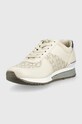 Obuwie MICHAEL Michael Kors sneakersy Allie 43R6ALFP2B.150 beżowy
