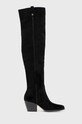 MICHAEL Michael Kors cizme din piele intoarsa Harlow 5-8 cm negru 40T2HLMB5S.001