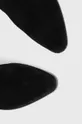 crna Čizme od brušene kože MICHAEL Michael Kors Harlow