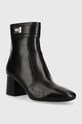 Kožené kotníkové boty MICHAEL Michael Kors Padma 40T2PDME5L.001 černá AW22