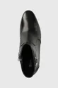 čierna Kožené členkové topánky MICHAEL Michael Kors Padma
