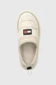 beżowy Tommy Jeans kapcie Padded Tommy Jeans Shoe