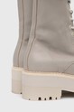 Încălțăminte Tommy Jeans bocanci de piele Tommy Jeans Flatform Padded Boot EN0EN01954.PKF bej
