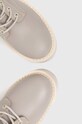 Шкіряні черевики Tommy Jeans Tommy Jeans Flatform Padded Boot бежевий EN0EN01954.PKF