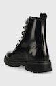 Obuwie Tommy Jeans workery skórzane Tommy Jeans Leather Lace Up EN0EN01988.BDS czarny
