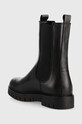 Παπούτσια Δερμάτινες μπότες τσέλσι Tommy Jeans Tommy Jeans Long Chelsea Boot EN0EN01990.BDS μαύρο