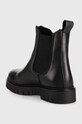 Obuwie Tommy Jeans sztyblety skórzane Warmlined Chelsea Boot EN0EN01991.BDS czarny