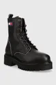Tommy Jeans bakancs Urban Tommy Jeans Piping Boot fekete