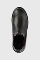 Tommy Jeans ghete chelsea de piele Tommy Jeans Piping Chelsea negru EN0EN01998.0GO
