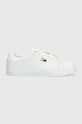 λευκό Δερμάτινα αθλητικά παπούτσια Tommy Jeans Cool Tommy Jeans Sneaker Ess Γυναικεία