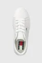 λευκό Δερμάτινα αθλητικά παπούτσια Tommy Jeans Cool Tommy Jeans Sneaker Ess