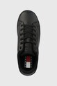 Kožené sneakers boty Tommy Jeans Tommy Jeans Flatform Ess černá EN0EN02043.0GK