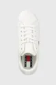 λευκό Δερμάτινα αθλητικά παπούτσια Tommy Jeans Tommy Jeans Flatform Ess
