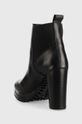 Kožené kotníkové boty Tommy Jeans Essentials High Heel Boot  Svršek: Přírodní kůže Vnitřek: Textilní materiál, Přírodní kůže Podrážka: Umělá hmota
