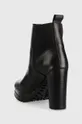 Kožené topánky chelsea Tommy Jeans Essentials High Heel Boot  Zvršok: Prírodná koža Vnútro: Textil, Prírodná koža Podrážka: Syntetická látka
