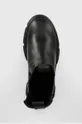 černá Kožené kotníkové boty Gant Monthike