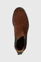barna Gant magasszárú cipő velúrból