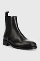 Кожени боти челси Gant 25551401.G00 черен AW22