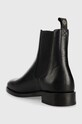 Обувки Кожени боти челси Gant 25551401.G00 черен